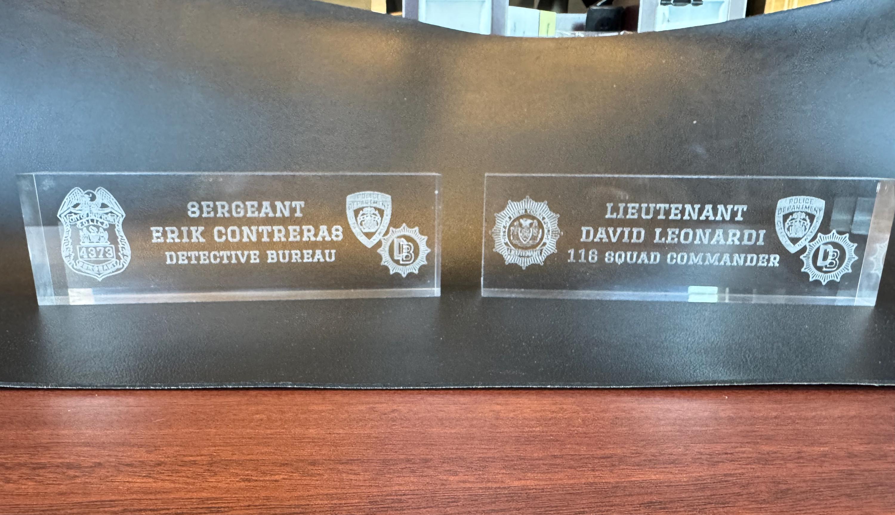 Customizable Acrylic Desk Sign